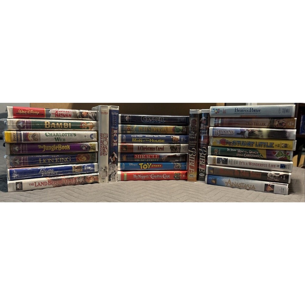VHS Clamshell Mystery Box Qty 8